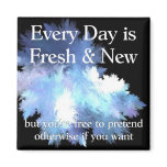 Fresh and New Fridge Magnet