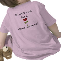 Fresh Baby - Red Heart Flowers T-shirt