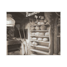 Fresh Backed Bread Stretched Canvas Prints