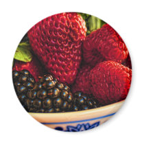 Fresh Berries Refrigerator Magnets