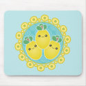 Fresh Bunch Of Lemons Kawaii Mousepad by mariannegilliand Fresh Bunch Of Lemons Kawaii Mousepad