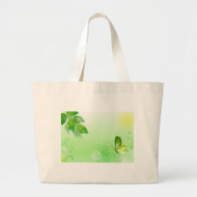 Fresh Butterfly Tote Bags
