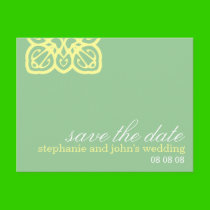 Fresh Customizable Save the Date Postcard