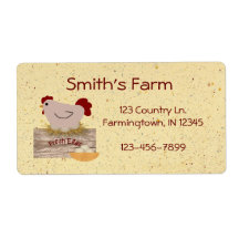 Fresh Eggs Label