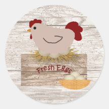 Fresh Eggs Sticker