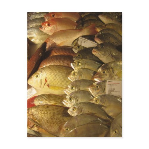 Fresh fish in a Filipino restaurant