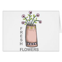 fresh flowers cards