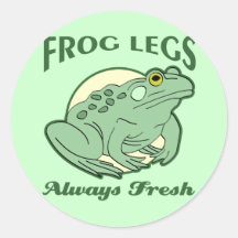 Fresh Frog Legs Stickers