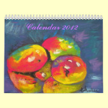 Fresh fruit art by Elena Malec calendars