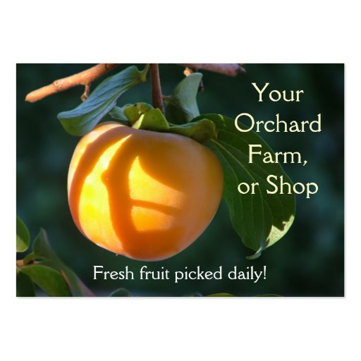 Fresh fruit business card Zazzle