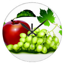Fresh Fruit Clock