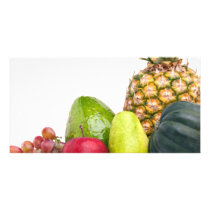 Fresh Fruits and Vegetables Layout Photo Card