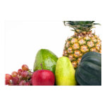 Fresh Fruits and Vegetables Layout Print