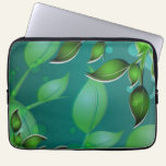 Fresh Garden Leaves laptop sleeves