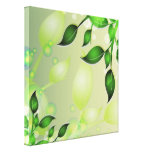 Fresh Garden Leaves  Wrapped Canvas Gallery Wrapped Canvas