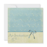 Fresh Lemon Vines on Robin's Egg Blue Invite