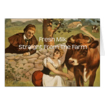 Fresh Milk Straight From the Farm cards