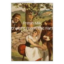 Fresh Milk Straight From the Farm cards