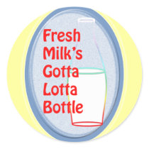 Fresh Milk's Gotta Lotta Bottle stickers