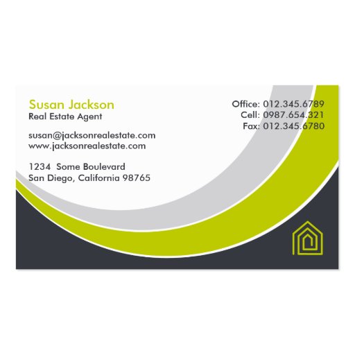 Fresh Modern Realty Business Card (back side)