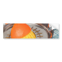 Fresh orange juice bumper sticker