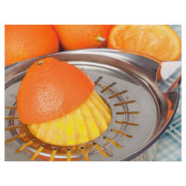 Fresh orange juice personalized flyer