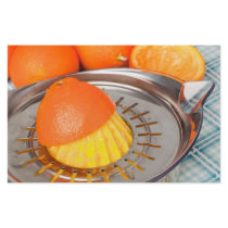 Fresh orange juice stationery