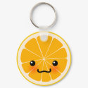 Fresh Orange Keychain by tshirtdujour Fresh Orange Keychain