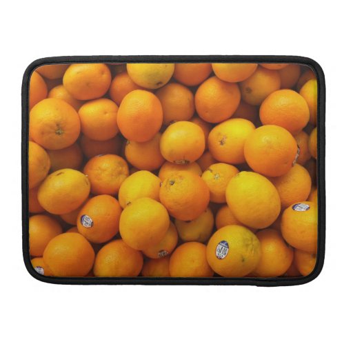 Fresh Oranges MacBook Pro Sleeves