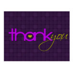 Fresh pastel Modern Thank You Postcard