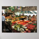 Fresh Produce - Atwater Market Montreal Quebec Poster