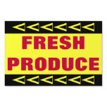 Fresh Produce yard signs
