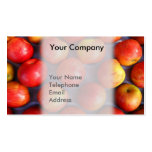 Fresh Red Shiny Apples For Sale business cards
