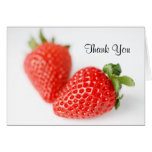 Fresh Red Strawberries Greeting Cards