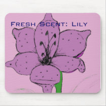 Fresh Scent: Lily mousepads