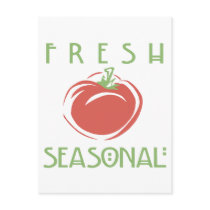 Fresh Seasonal postcards