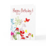 Fresh Spring, Happy Birthday ! - Customize Card