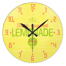 Fresh Squeezed Lemonade Wallclock