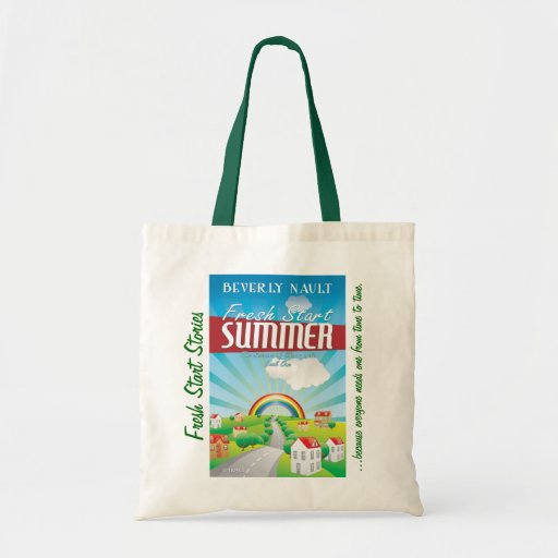Fresh Start Summer Canvas Tote - budget Canvas Bags