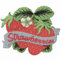 Fresh Strawberries embroidered shirts