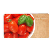 Fresh Tomatoes Kitchen Label
