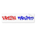 Fresh Traits--Red White and Blue bumper stickers