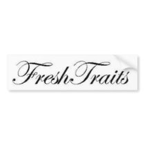 Fresh Traits Sticker bumper stickers by Veaner12 Fresh Traits Sticker bumper stickers