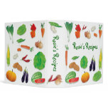 Fresh Veggies Recipe Binder - 2 inch