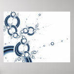 fresh water drops splash posters