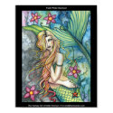 Fresh Water Mermaid Large Poster posters