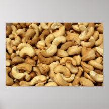 Freshly Roasted Cashew Nuts Poster