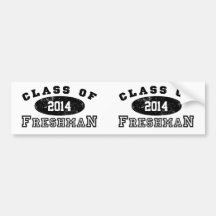 Freshman Class Of Bumper Stickers