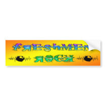 Freshmen Rock - Pulse Bumper Stickers