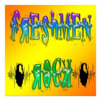 Freshmen Rock - Pulse Poster print
